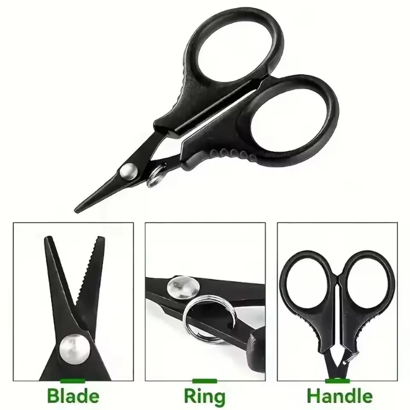 Fishing Line Cutter - 1/2 stuks multifunctionele kunstaasvisschaar gemaakt van