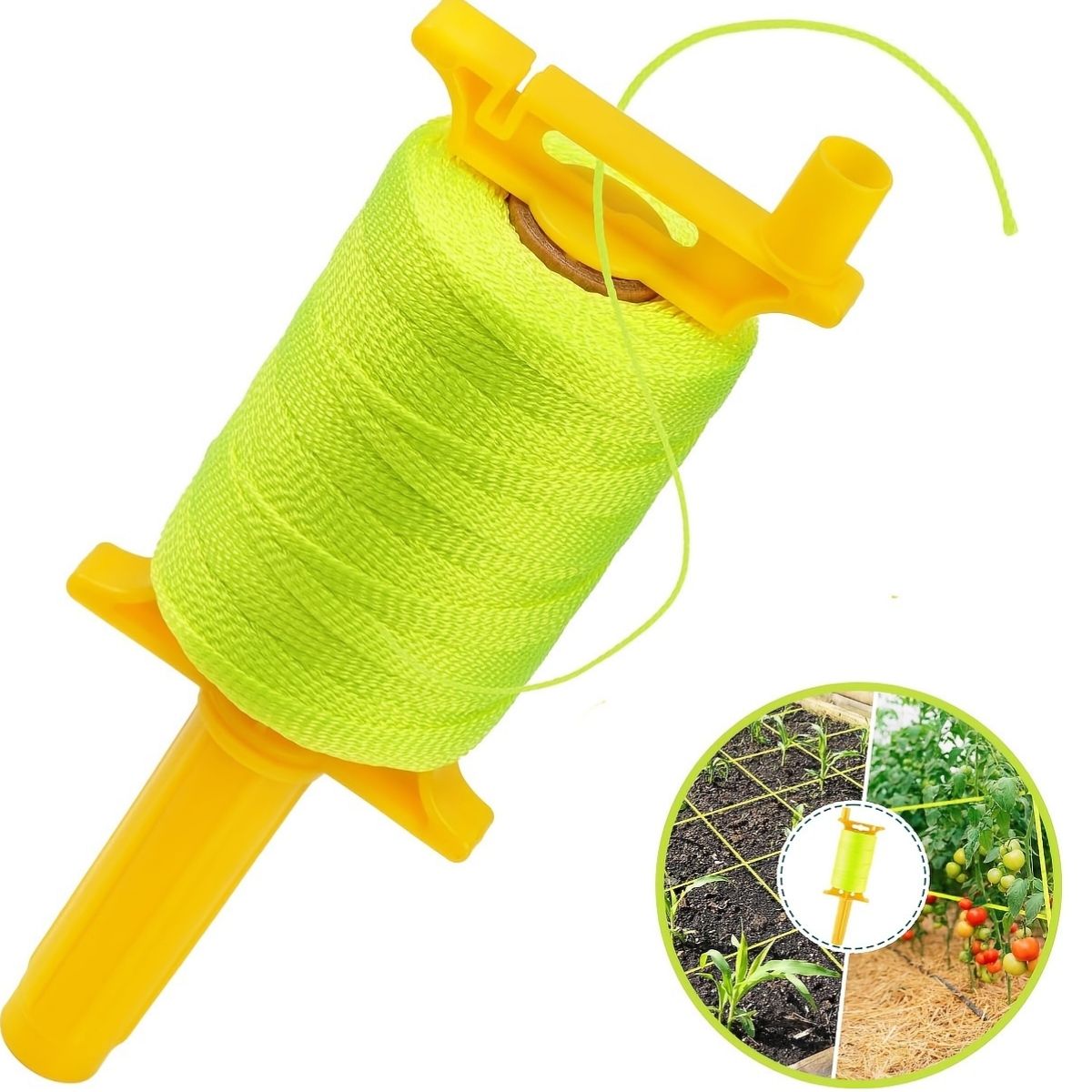 Braided Line - Metselaarslijn met handvat en navulbare haspel,