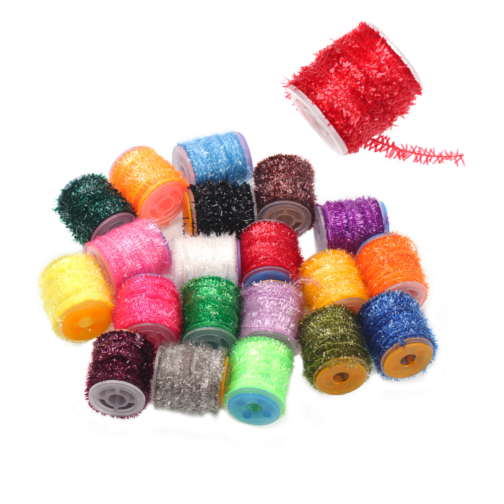 Ice Fishing Line - 2 spoelen vliegvismateriaal Ice Chenille voor